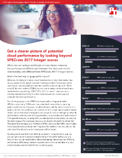 Regarder au-delà des scores des résultats entiers de SPECrate 2017