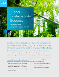 IT and Sustainability Success Checklist