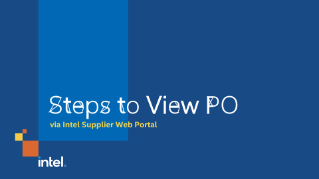View PO in WebSuite Guide
