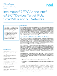 Intel® Agilex™ FPGAs for IPUs and SmartNICs