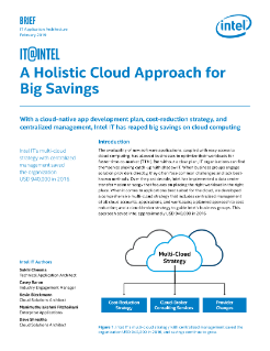 Big Savings on Cloud Computing