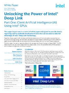 Intel® Deep Link and Client AI