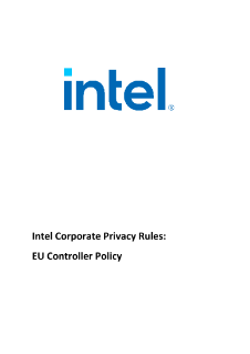 Règles d'entreprise contraignantes de l'EEE Intel