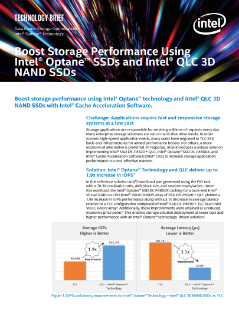 Boost Performance with Intel® Optane™ Technology