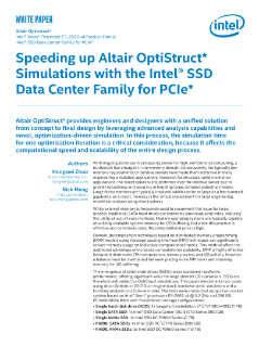 Speeding Up Altair OptiStruct* Simulations White Paper